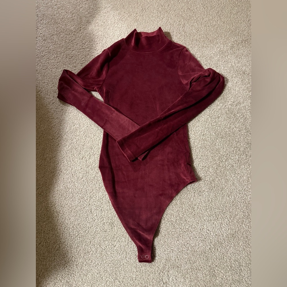 American Eagle Velvet Bodysuit NWT